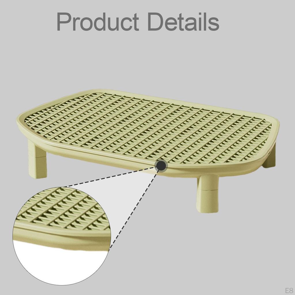 Katzenstreu-Auffangmatte Premium Professionell Leicht zu Reinigen Reduziert das Heraustragen Langlebigkeit