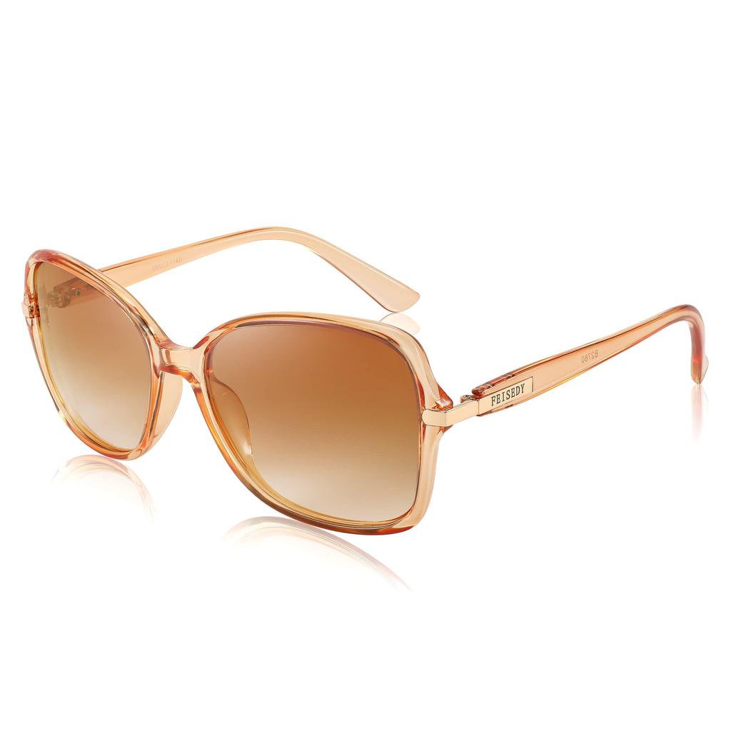 Sunglasses for UV Small UV Polarized UV For B2760 [FEISEDY] Women, Protection, Stylish, Polarized, Face, Protection, Sports, Lenses, Large,