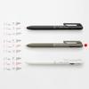 Pentel Calme Multi-Function Ballpoint Pen 0.5mm Sharp 0.5mm Khaki Pack of 10