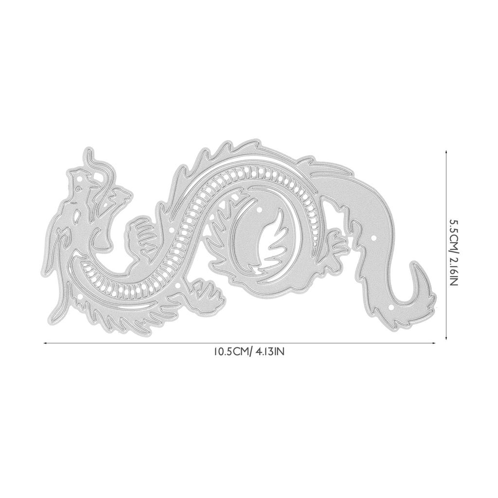 Dragon Cutting Knife Die Embossing Folders Novelty DIY for Card Making Dies High-carbon Steel Stencil Party Photo Frame