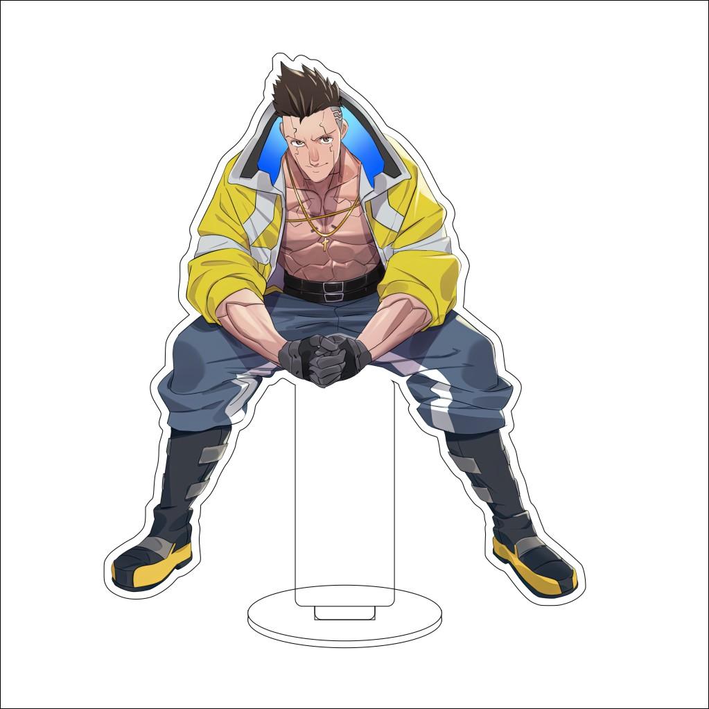 16CM Anime Cyberpunk Cosplay Acryl-Ständer Ornamente David Martinez Rebecca Figur Ständer Halloween Geschenke