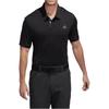 Polo Shirts Men's Black Polo Collar Moderate Straight Fit DQ2310