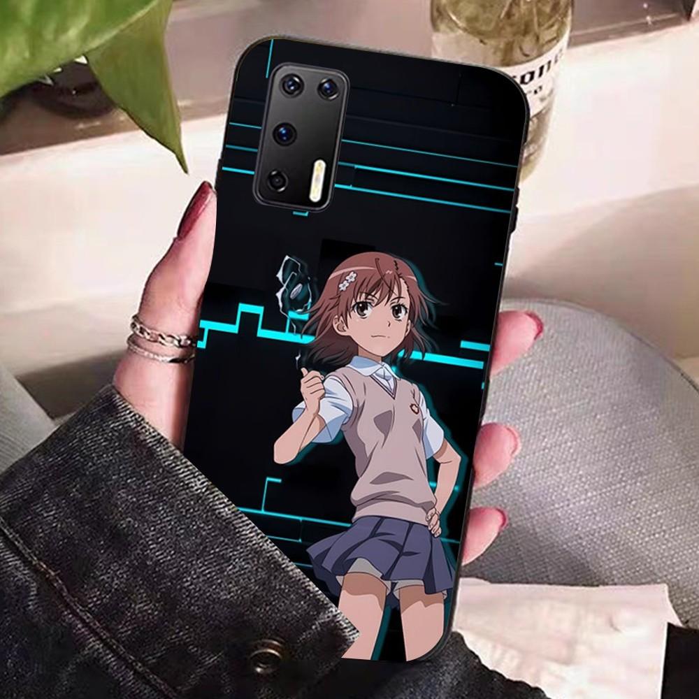 Anime M-Misaka Mikoto Cute Phone Case For Huawei P 8 9 10 20 30 40 50 Pro Lite Psmart Honor 10 Lite 70 Mate 20lite