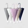16 Bone Waterproof Canopy Umbrella Large Size with Lid Car Carrying Umbrella Simple Long Handle Umbrella Semi-automatic Umbrella