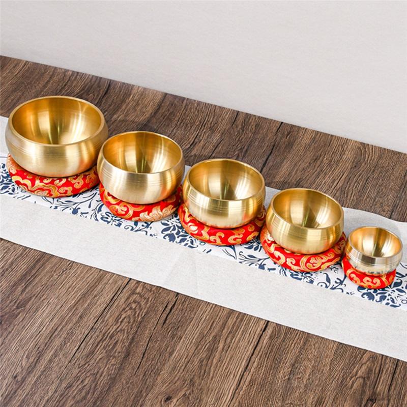 Misa Sanskrycka Nepal Tybet Budda Tybetańska Misa Śpiewająca Joga Medytacja Misa do Śpiewania Mosiężny Dzwonek Terapia Muzyką