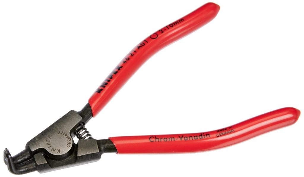 KNIPEX Shaft Snap Ring Curved 4621-A01 Pliers, (SB)