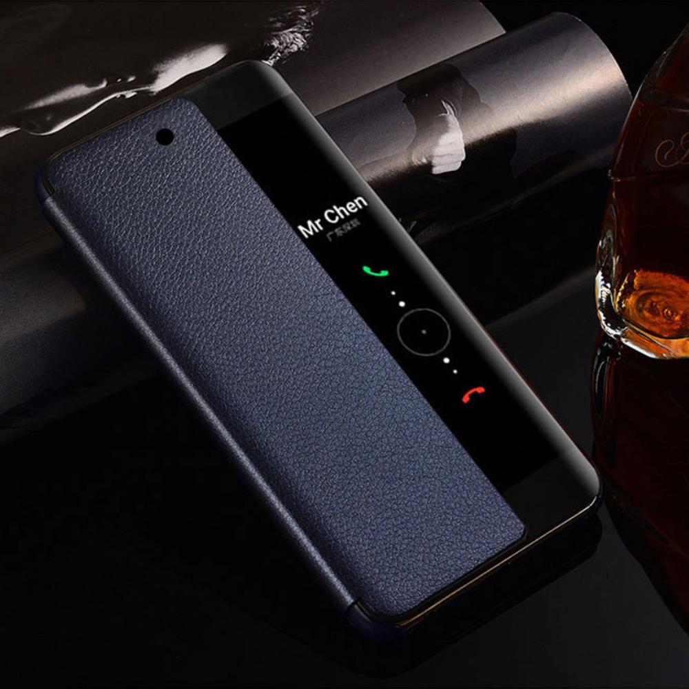 Coque de téléphone avec fonction Veille/Réveil Automatique pour Huawei P50 Pro P40 P30 Lite P20 P10 Plus Mate 20 Lite Mate20 Mate 10 Pro Housse à Rabat Smart View Funda Capa