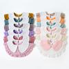 Newborn Baby Baby Stuff Items Gauze Bibs 4 Layer Pure Cotton 360 Degree Round Solid Color Infant Burp Cloth Apron Children Gifts