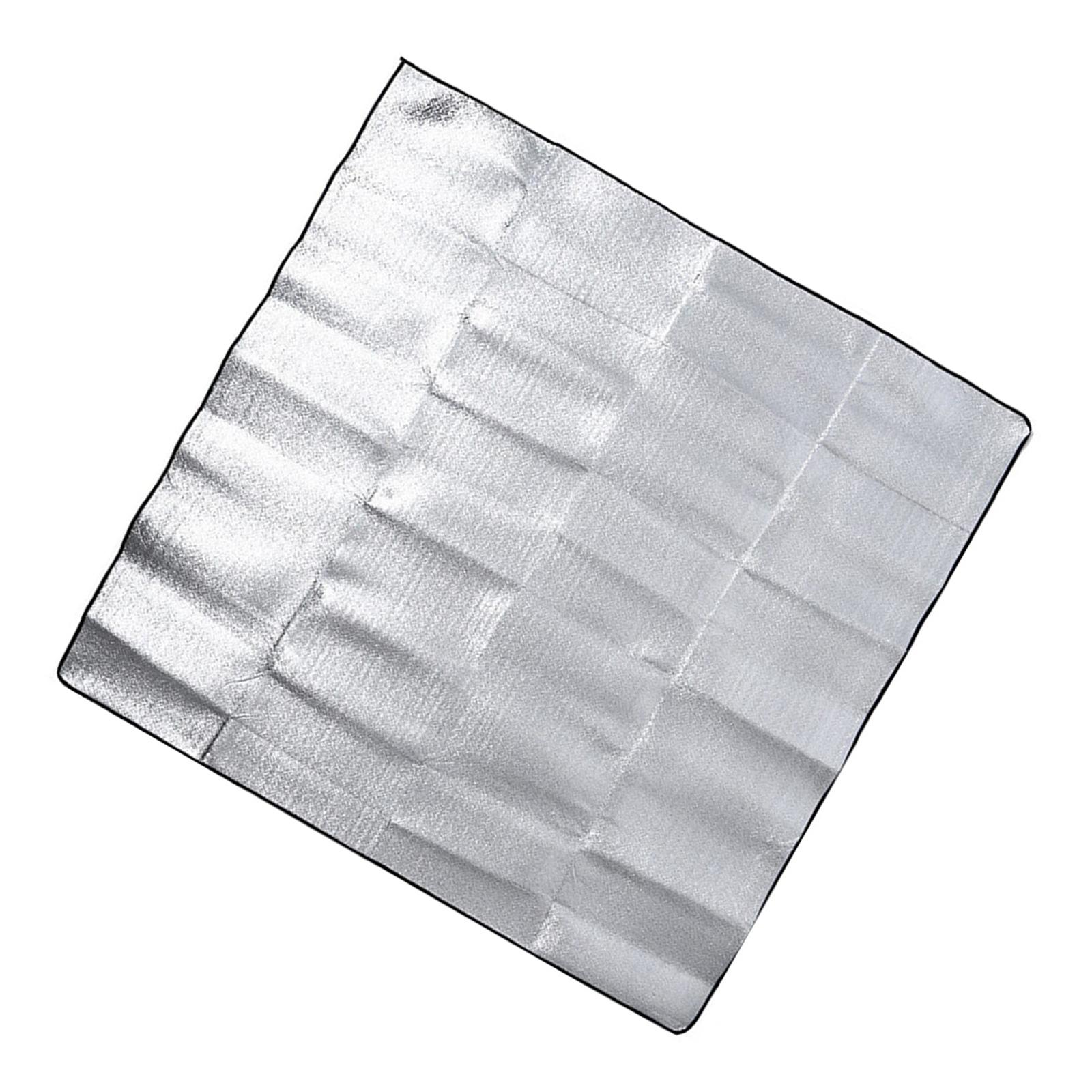 

Aluminum Foil Picnics Blanket Beach Mat Music Festivals Lawn Mats Moistureproof Pad for Outdoor Camping Travel Grass 240cm