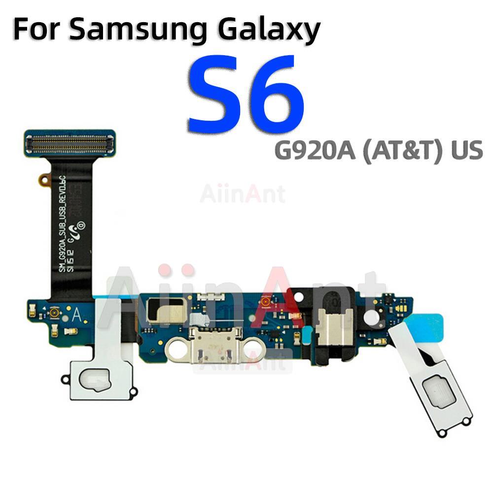 Aiinant USB Date Charging Dock Board Port Charger Flex Cable For Samsung Galaxy S6 S7 Edge G920A G925A G930A G935A