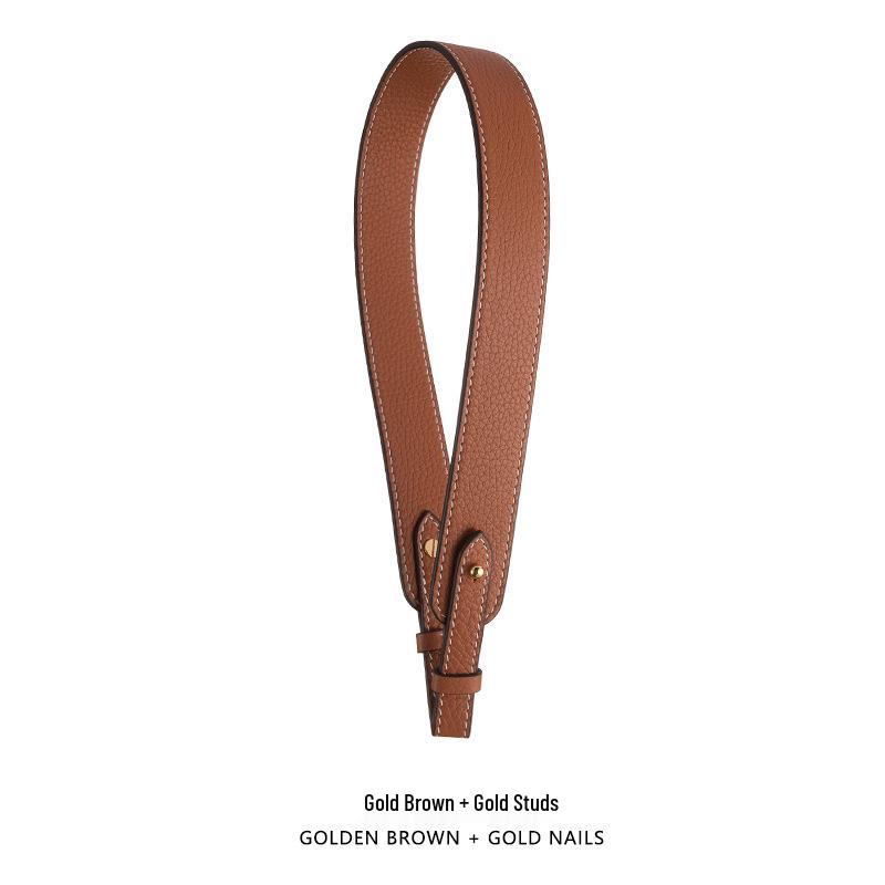 Pasek do torby A-30 ze skóry naturalnej z krowiej skóry: Akcesorium Pasek na Ramię do Koszyka na Zakupy i Torebek Podpachowych