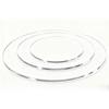 10Pcs 2MM Blanks Acrylic Circle Dis Transparent Transparent Disc  Cake Baking Decor