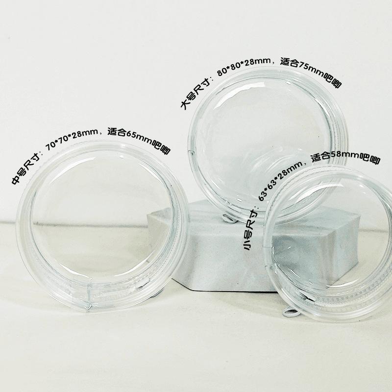 Badge Display Pouch: Portable, Clear, Anti-Oxidation Hanging Storage Bag with Multiple Sizes