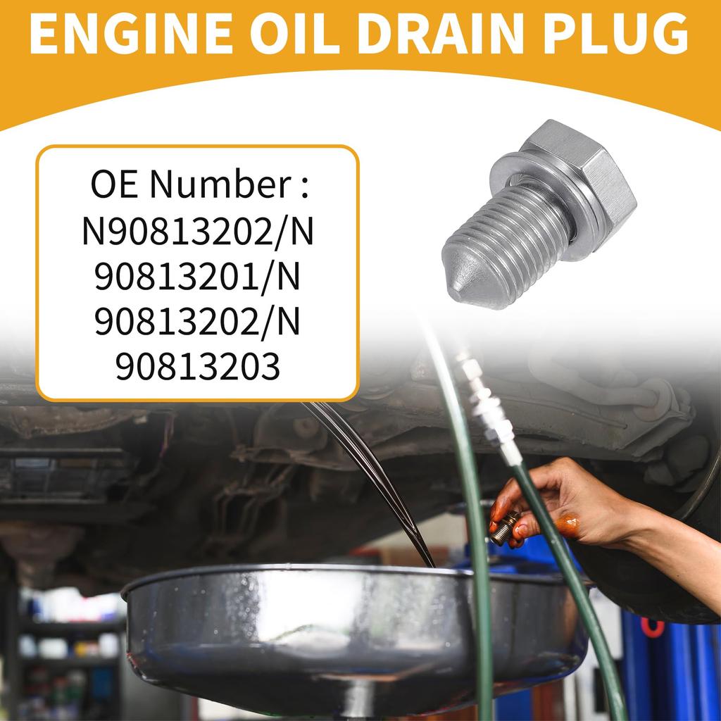 Partuto Drain Plug Pan Thread Repair No.N90813202 - Car Sump Drain Nut