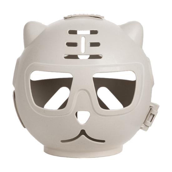 Ochranná kapuce pro kočky, prodyšná, helma ve tvaru kočky, pro koťata, s ventilačními otvory, pro pooperační zotavení, stříhání drápků, koupání