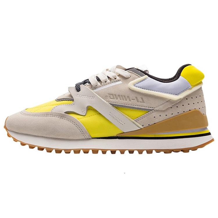 

new LiNing 001 Innocence Breathable Lightweight Low Top Sports Casual Shoes Men s Gray Yellow 39