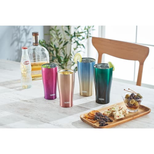 Thermos Vacuum Insulated Tumbler 420ml Blue Gradient Dishwasher Safe Thermos Structure Heat/Cold JDE-422LTD BL-G