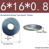 Galvanized Flat Metal Washer Spacer M3-M60