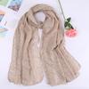 Women Plain Lurex Glitter Loop Dot Viscose Scarf Ladies Shimmer Shawls and Wraps Pashmina Stole Muslim Hijab Sjaal 180*70Cm