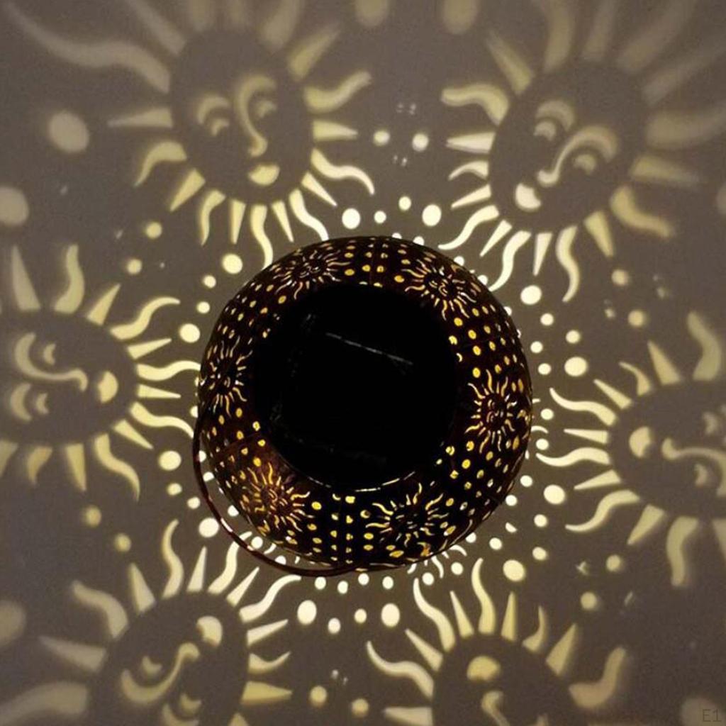 Garden Hanging Lantern Hollow Landscape Lamp