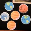 Cute Planet Sticky Notes: Reusable Earth-Themed Memo Pad & Small Gift