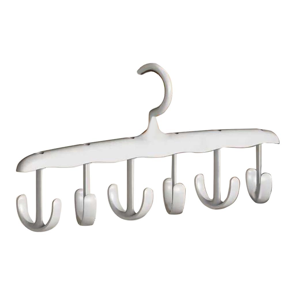 360 Degree Rotating Clothes Hanger With Waved Designs for Space Saving Home Dormitory Storage Organization