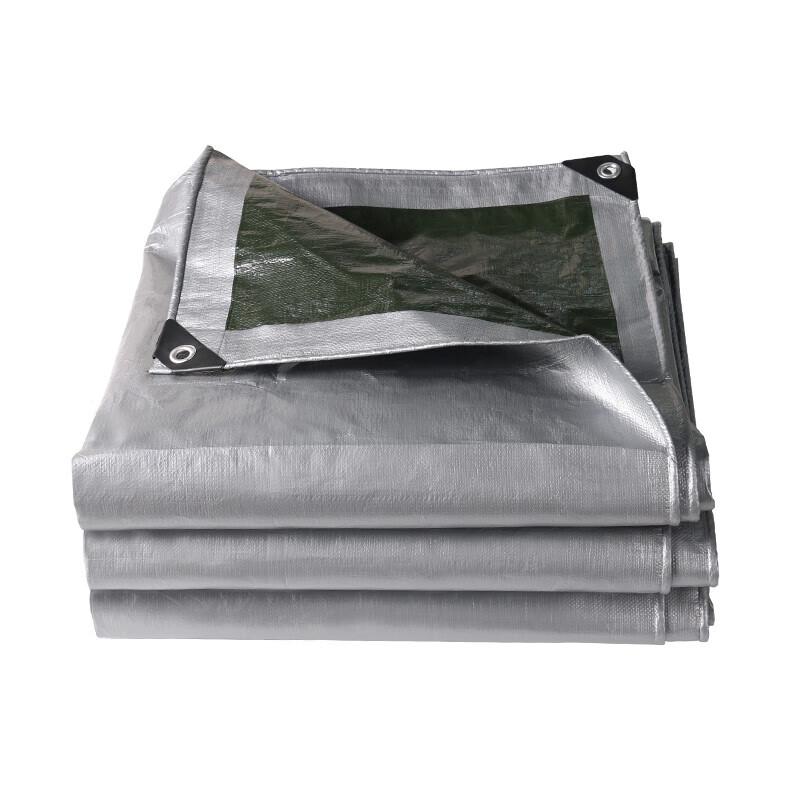 Churong Military Green Silver Heavy-Duty Outdoor Tarpaulin