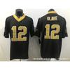 Saints Football Jersey Embroidered American Shirt Unisex Sports Top Breathable Team Game Wear
