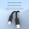 USB2.0 Printer Cable Full Copper Square Port Printer Data Cable Computer Connection Cable USB Printer Cable