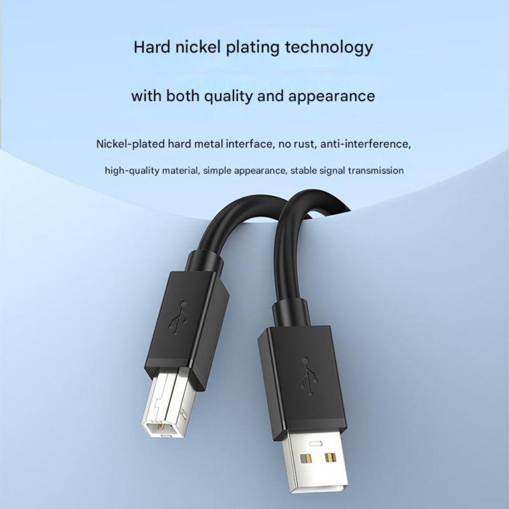 USB2.0 Printer Cable Full Copper Square Port Printer Data Cable Computer Connection Cable USB Printer Cable