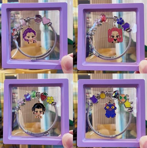 Durable Hot-selling Cartoon Anime K-POP Demon Hunter Girl Group Bracelet Fashion Bead Jewelry Suitable for Decoration and Gift Giving