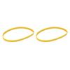 2PCS Band Saw Tires Woodworking Non Slip Rubber Tire Replacement for 8in Bandsaw Wheel Tire Yellow