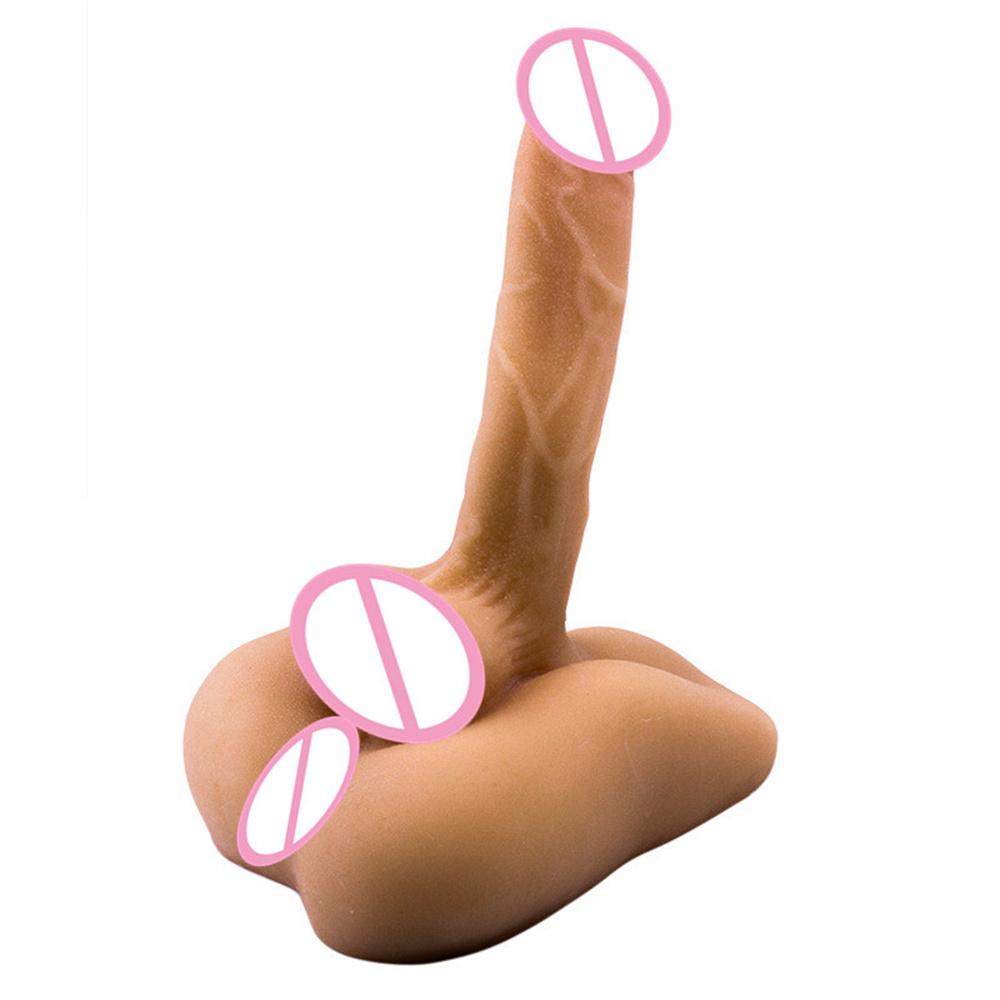 Silikon Künstliche Penis Dildo Für Frauen Butt Plug Anal Spielzeug Echte Masturbator Puppe Schwanz Erwachsene Sex Produkte Masturbation