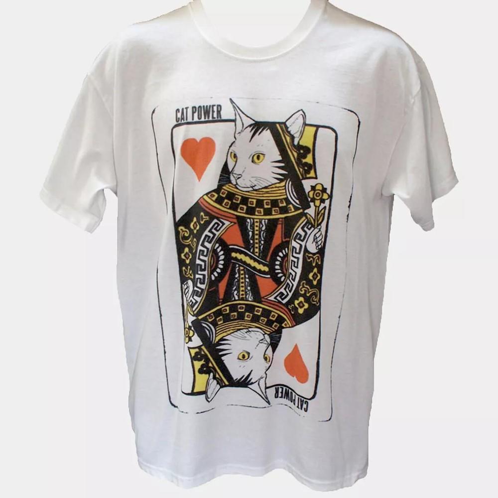 Cat Power Folk Blues Punk Rock Short Sleeve White Unisex T-shirt S-3XL Unisex T-Shirt XXXXL