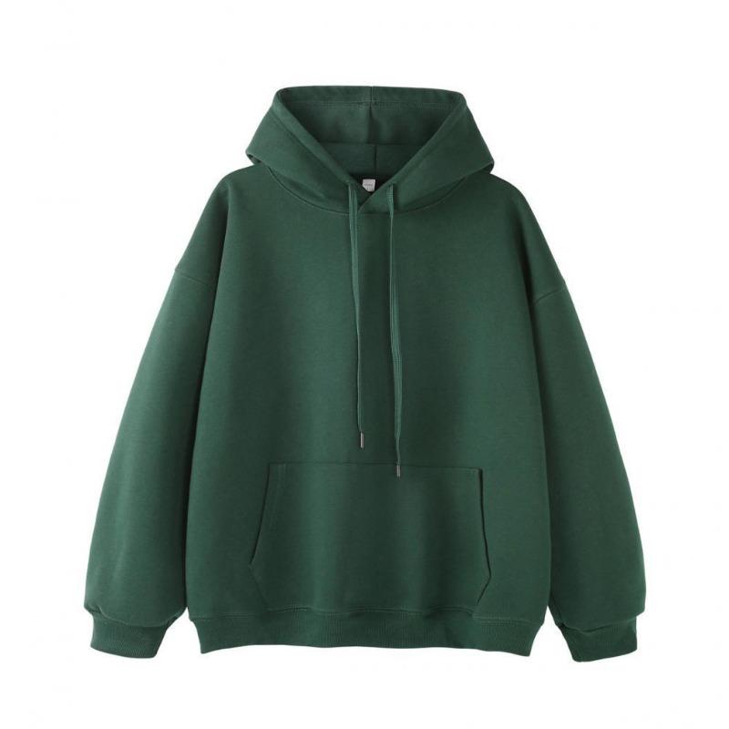 Autumn and Winter Trend Large Size Compound Loose and Versatile Casual Hooded Sweater Men