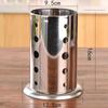 Stainless Steel Chopstick Storage Barrel Kitchen Knife Fork Storage Rack Suit for Restaurant Fork Spoon Holder Kitchen Supplies