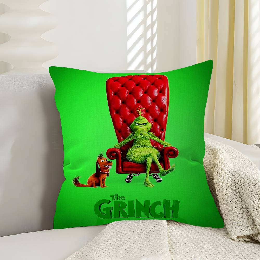 Cartoon The GGrinchS Personalized picture text home decorative pillows Household Gifts xcm