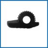 2pcs Universal Black Gear Shift Shifter Case Boot Protector Cover Rubber Pad Anti Slip for Motorcycle Item Replacement