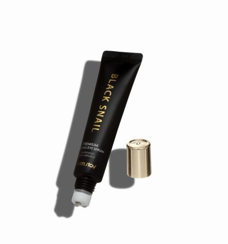 Farmstay Black Snail Rolling Eye Serum Pod Oczy Z Kulką Rolującą 25Ml