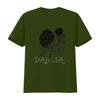 Dahlia Flower Garden Art T Shirt Kids Boys Girls White Small Vintage Washed Stylish Unisex Slightly Graphic Versatile Stretched