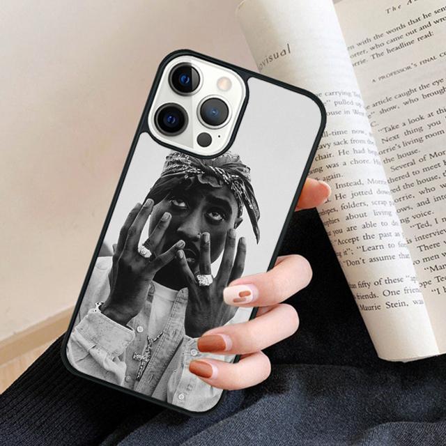 

2Pac Tupac Shakur Phone Case Cover For iPhone 17 Air 16 15 14 plus 11 12 13 pro max coque Shell Fundas iPhone 13