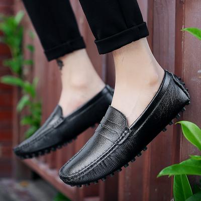 Mode Homme Cuir Paresseux Chaussures d'Extérieur Homme Marche Baskets Mocassins Confortables à Semelle Souple pour Homme Chaussures Décontractées à Enfiler de Haute Qualité pour Homme