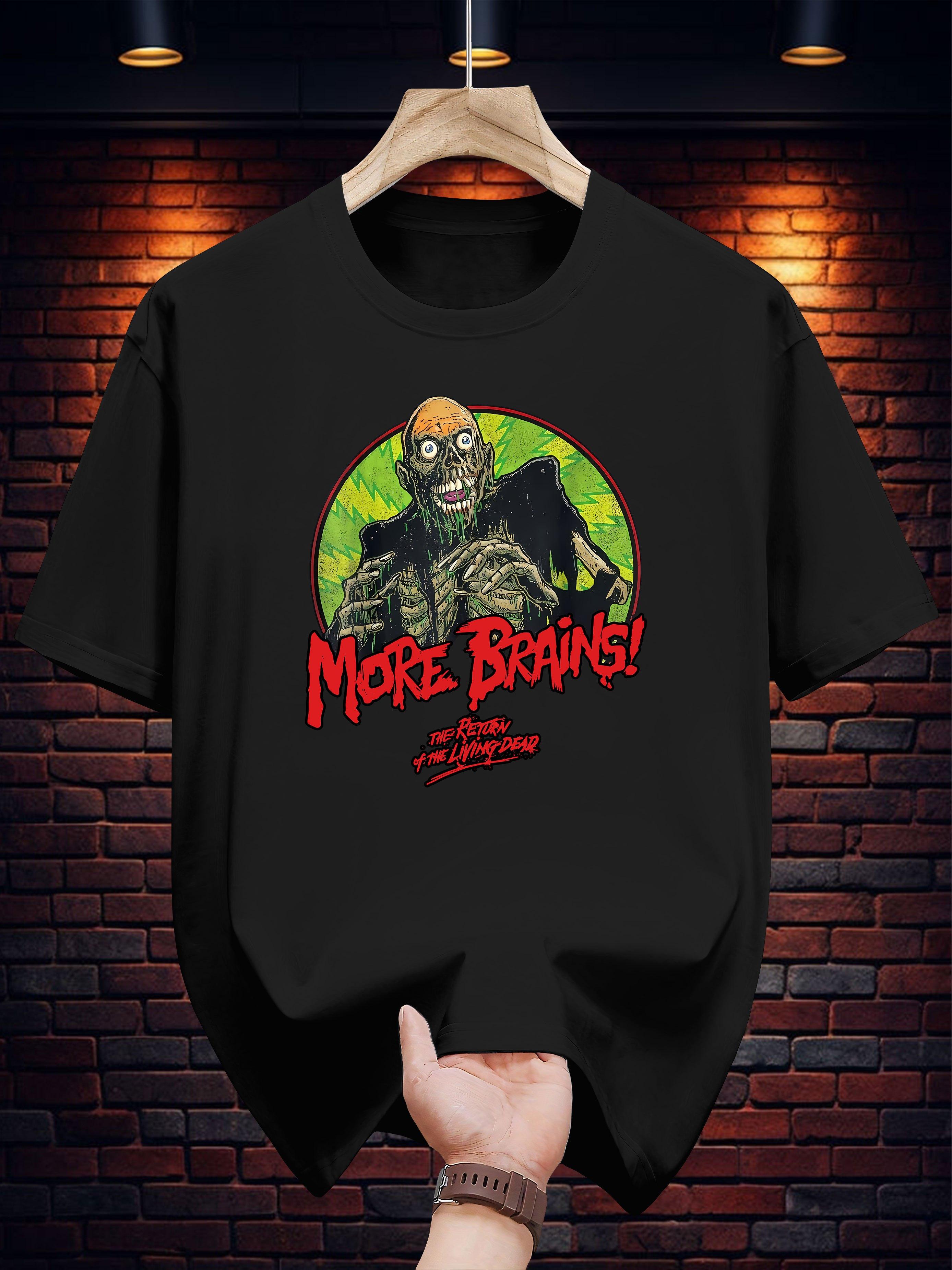Horror Movie Graphic T-shirt -Cotton S