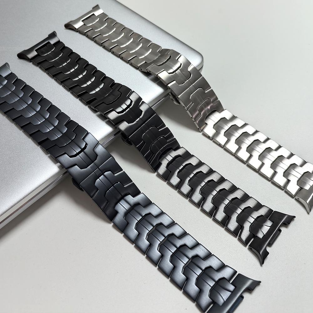 No Gaps Strap For Samsung Galaxy Watch 8 44mm 40mm/Classic 46mm Metal Bracelet For Galaxy Watch Ultra 47mm Stainless Steel Band