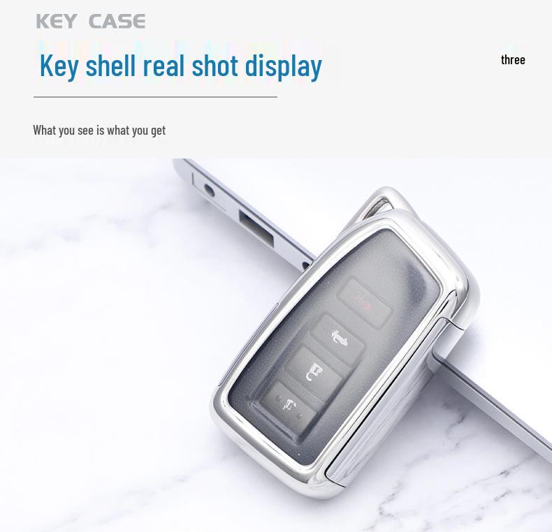 Lexus Sleutelhoes: Past op NX200t, IS300, ES250GS, RX300 - 2-in-1 Cover Shell