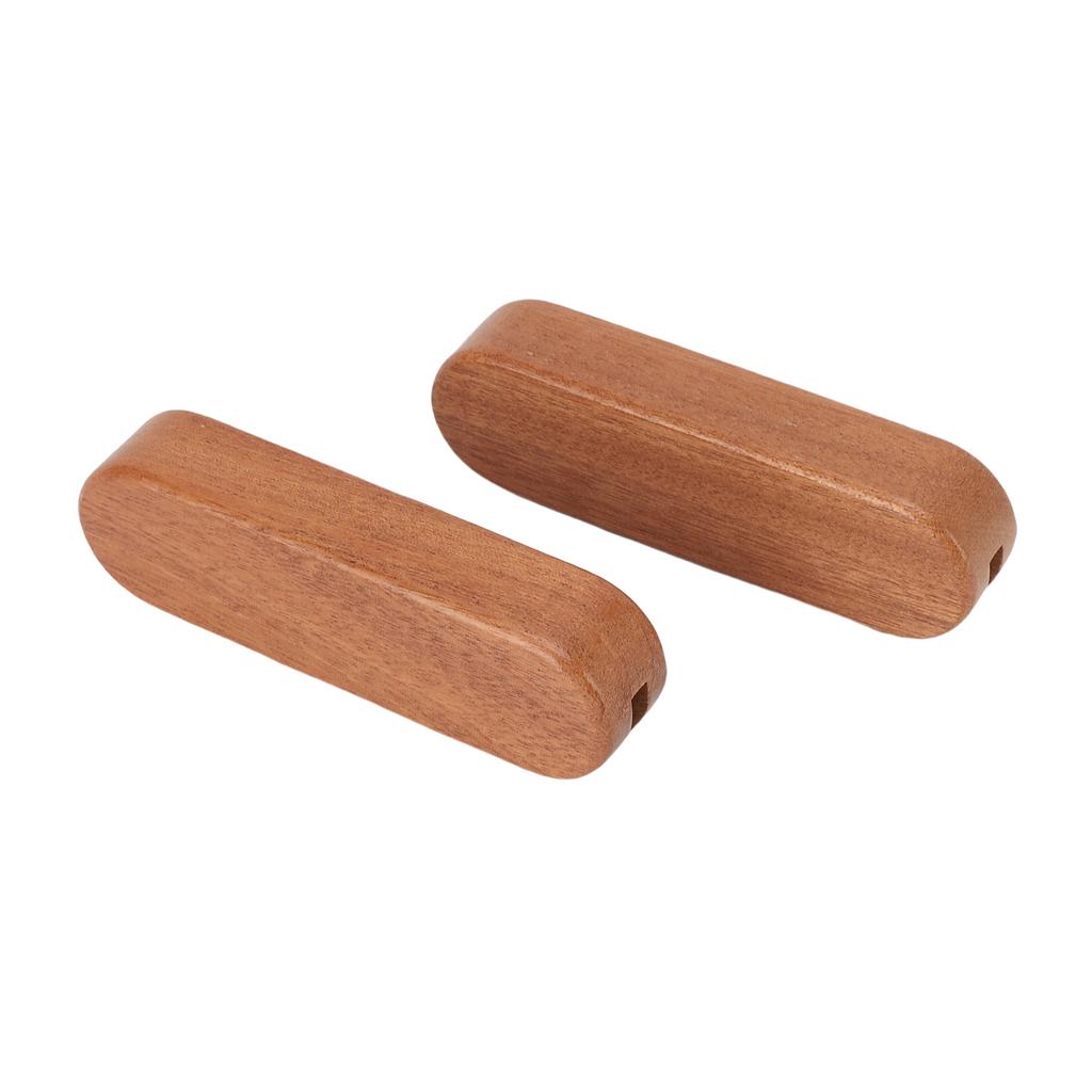 2PCS Wooden Pot Handle Heat Insulation Replacement Handle for Outdoor Camping Grill Pan Cookware