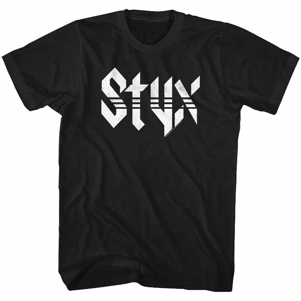 Styx Band Name Logo Men s T Shirt Rock Music Concert Merch 4XL