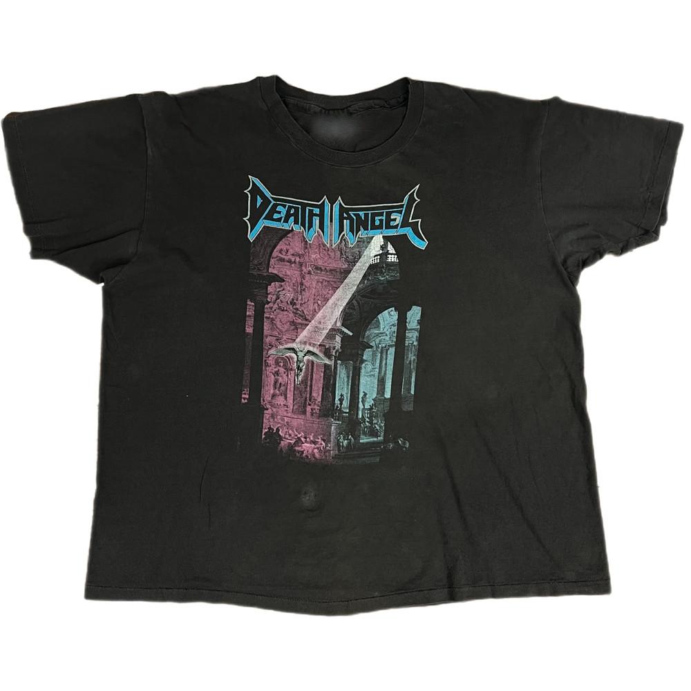 Vintage Death Angel Band Unisex T Shirt Heavy Cotton Black Full Size MM737 Unisex T-Shirt S