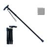 1Pc   Climbing Cane, Retractable Folding, Hiking Cane, Non-slip Cane, Senior Strengthening Adjustable 5-section Cane