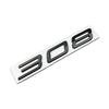AAXI1 3D Car Rear Trunk Emblem Sticker for Peugeot 308 Auto Metal Letter Badge Decal Exterior Decoration